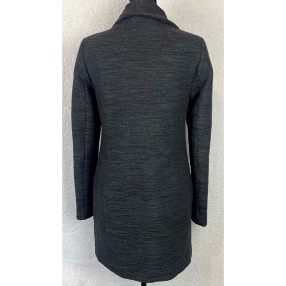 WILFRED • Aritzia Dark Grey/Charcoal Cocoon Wool-Cashmere Trench Coat - Picture 7 of 16